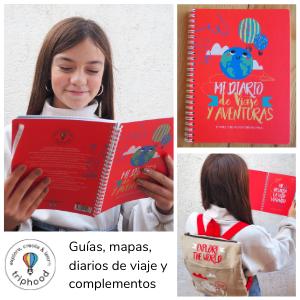 Triphood: Guías, mapas y diarios de viaje para niños y niñas